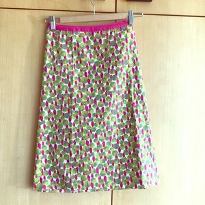 Boden print skirt.